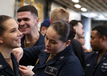 USS Bataan Frocking Ceremony