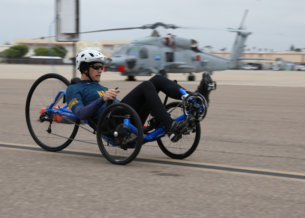 Team Navy Competes in the Cycling Events During the DoD Warrior Games 2023