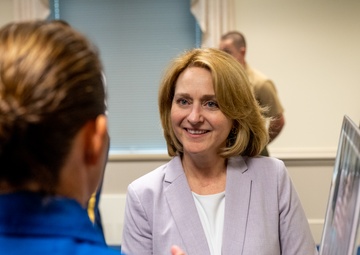 Secretary Hicks meets with Astronauts and prospective astronauts