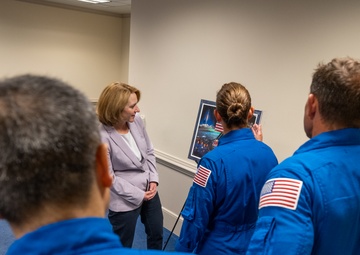 Secretary Hicks meets with Astronauts and prospective astronauts