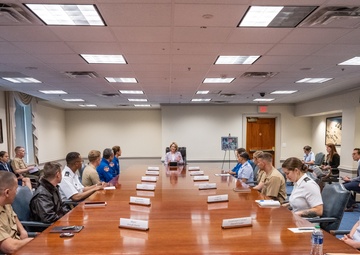 Secretary Hicks meets with Astronauts and prospective astronauts