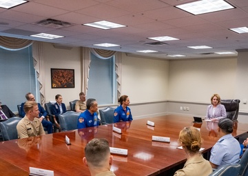 Secretary Hicks meets with Astronauts and prospective astronauts