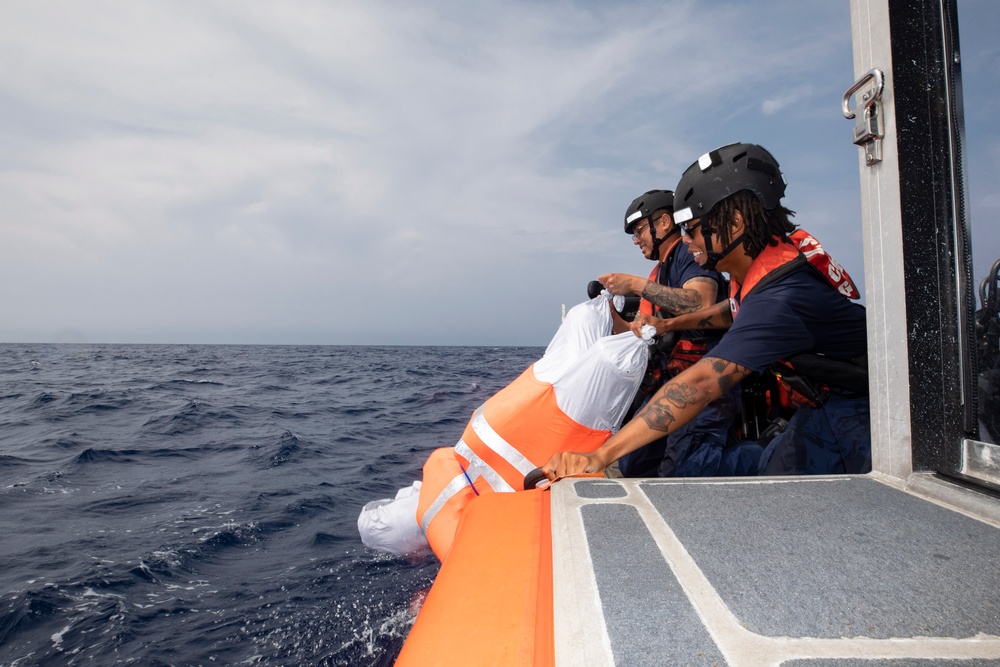 U.S. Coast Guard Cutter Stratton Conducts Search and Rescue Exercises as Part of Trilateral Engagement with Japan and Philippine Coast Guards