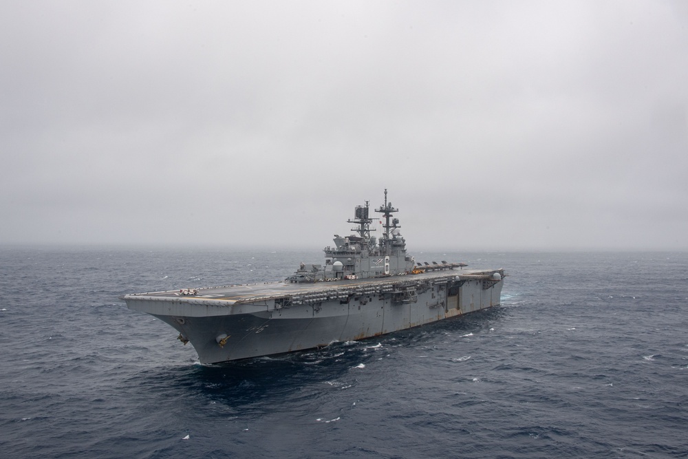 USS America Conducts a Formation Exercise