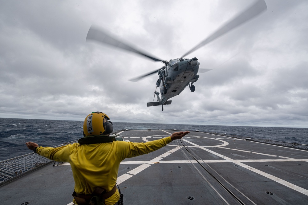 USS America Conducts a Formation Exercise