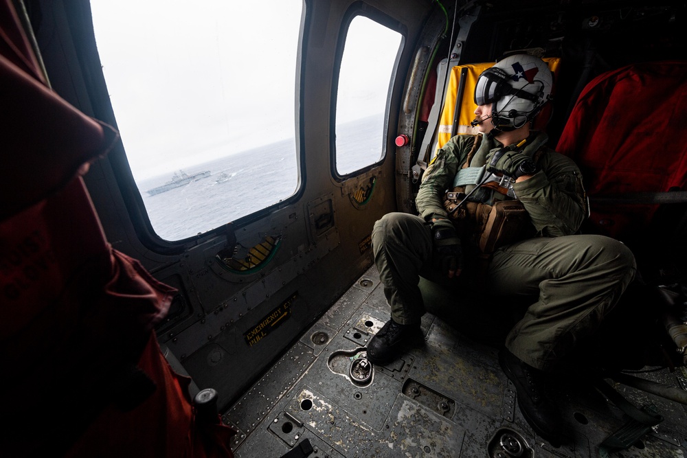 USS America Conducts a Formation Exercise