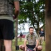 IDF Soldier Competes in the Ball Throw Portion of the Hildy Lane 2023 Spc. Hilda I. Clayton Best Combat Camera Competition