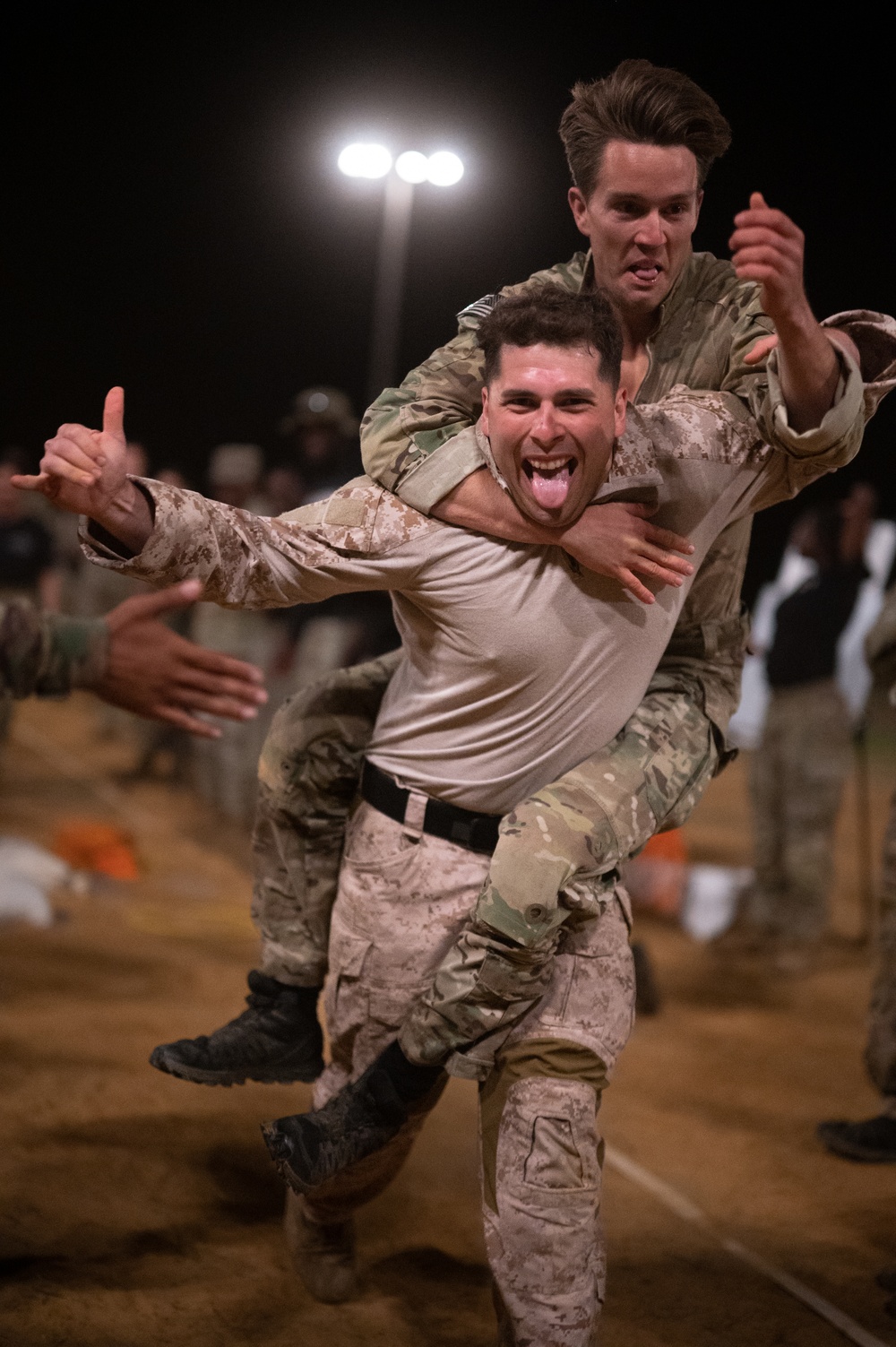 U.S. Marine competes in the 10th Annual Spc. Hilda I. Clayton Best Combat Camera Competition