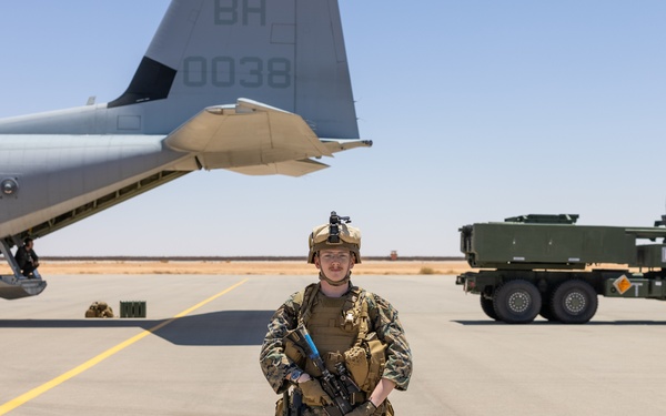 2/10 Marines fire HIMARS in Morocco