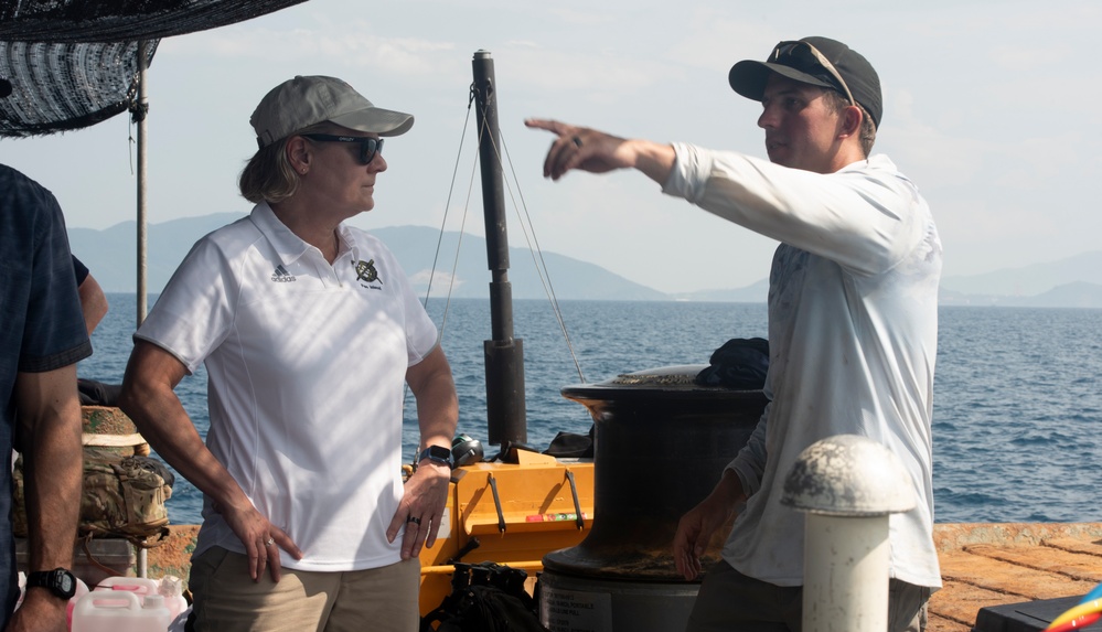 Commandant of the Coast Guard Adm. Linda Fagan Visits 23-3VN