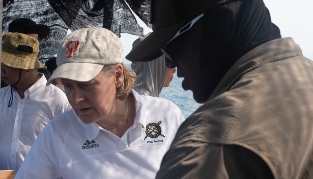 Commandant of the Coast Guard Adm. Linda Fagan Visits 23-3VN