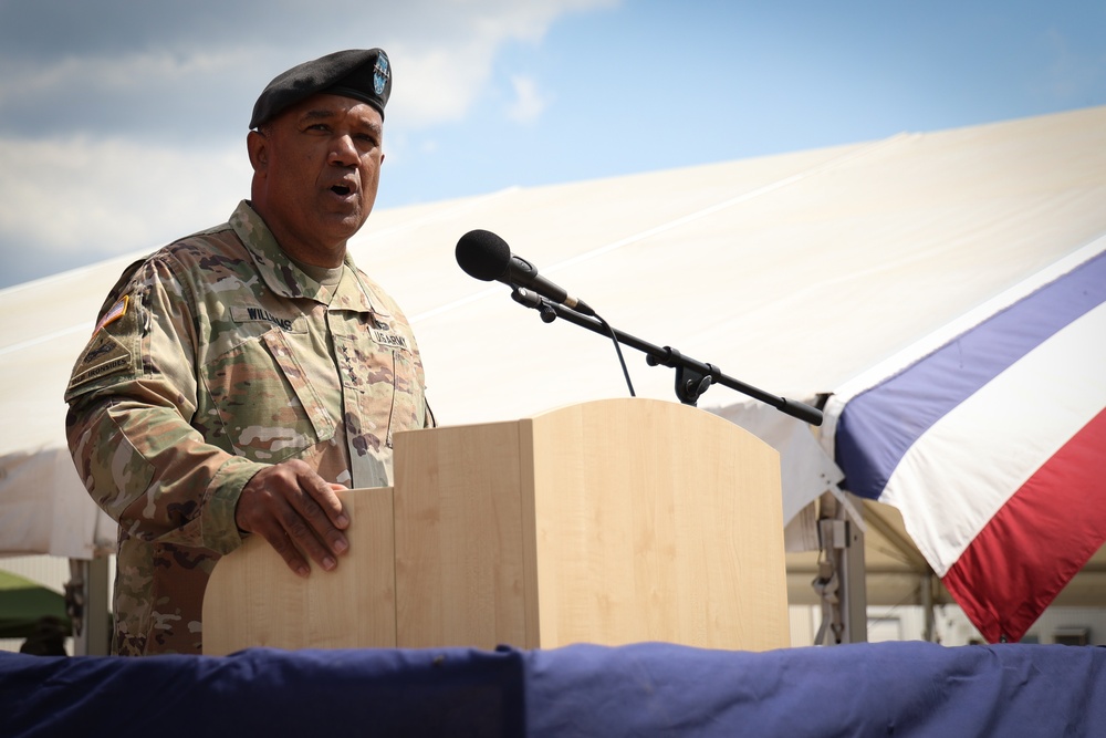 21st Theater Sustainment Command Change of Command Ceremony