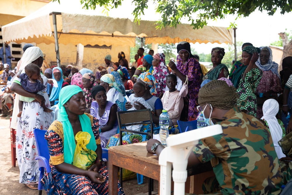 U.S. military and Ghana Armed Forces provide medical care to civilians