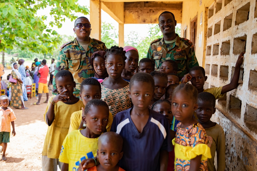 U.S. military and Ghana Armed Forces provide medical care to civilians