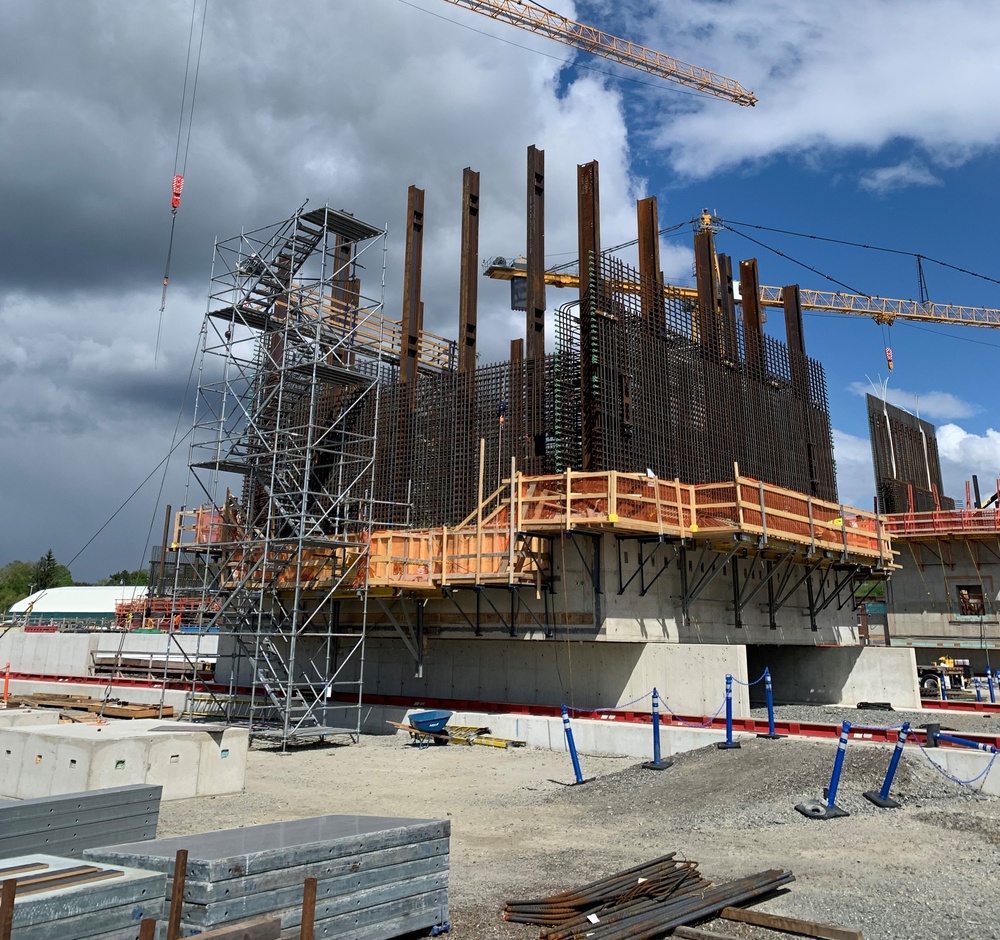 Monolith construction forges ahead with oversight of the OICC PNSY