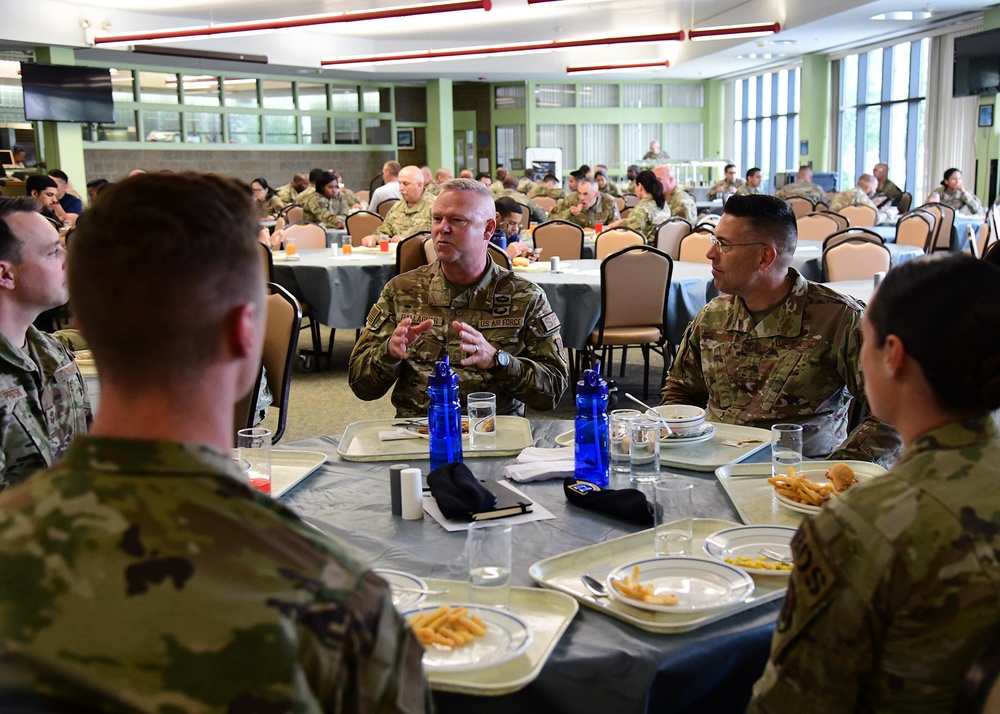 Security Forces Director presents 105th Defenders with the Security Forces Outstanding Air Reserve Component Unit Award