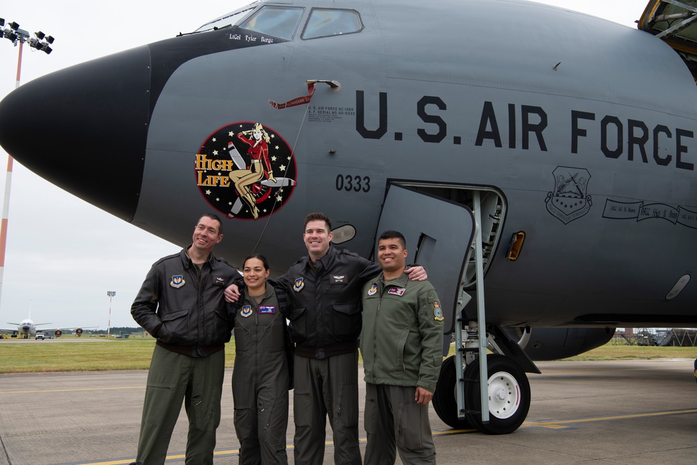 Media receive front row seats to air refueling during exercise Arctic Challenge Exercise