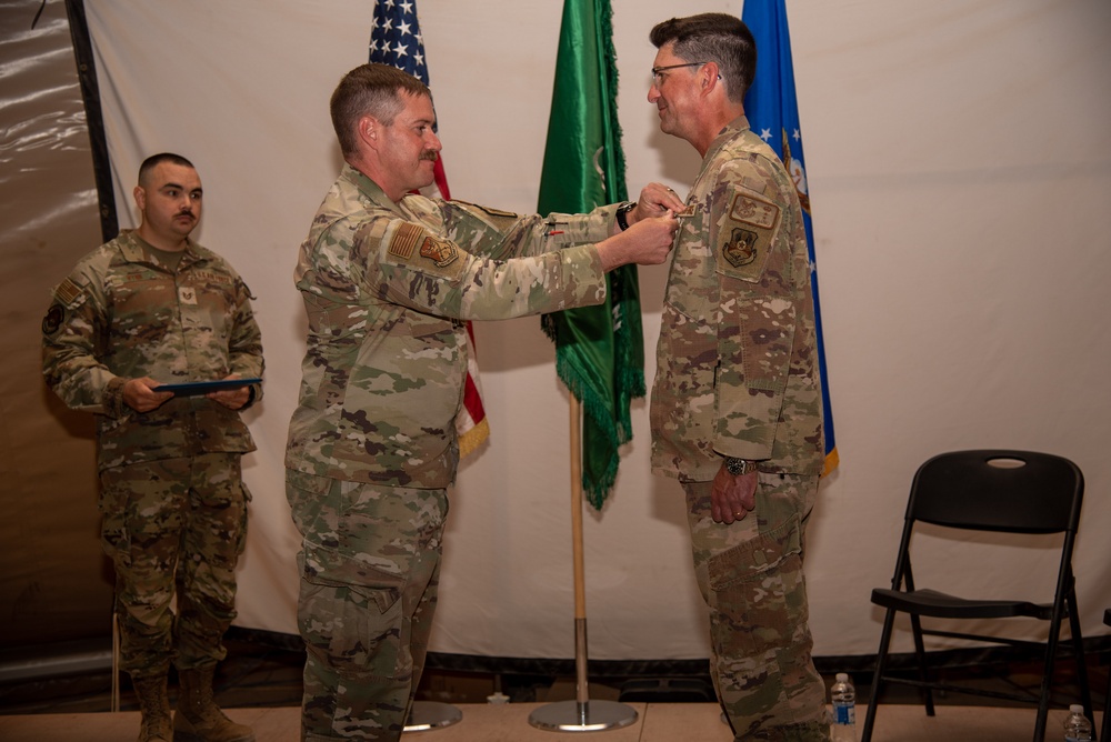 378th EMDS holds change of command ceremony