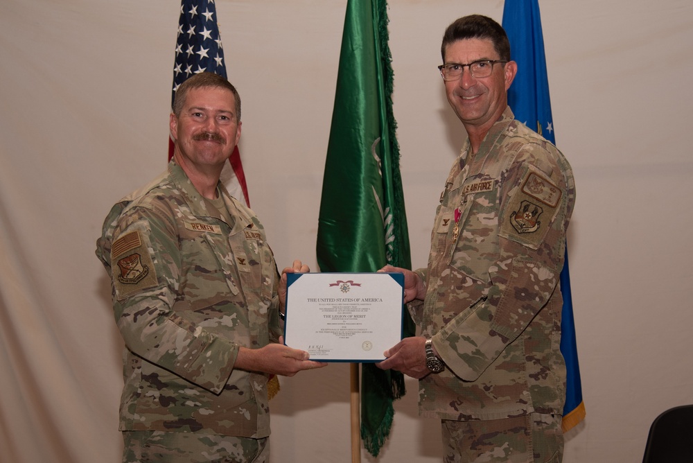 378th EMDS holds change of command ceremony