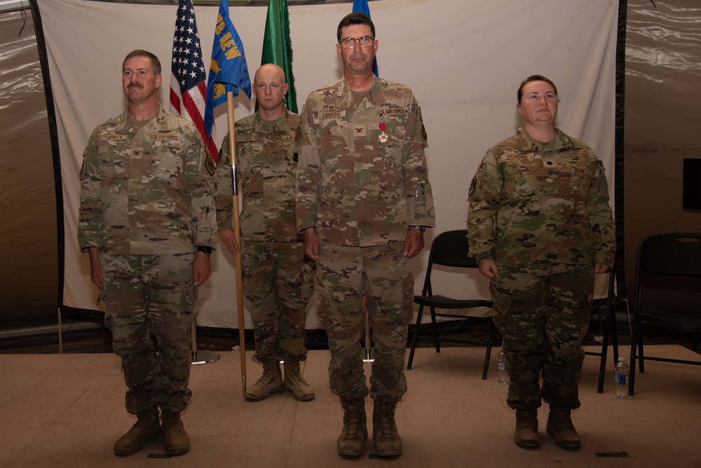 378th EMDS holds change of command ceremony