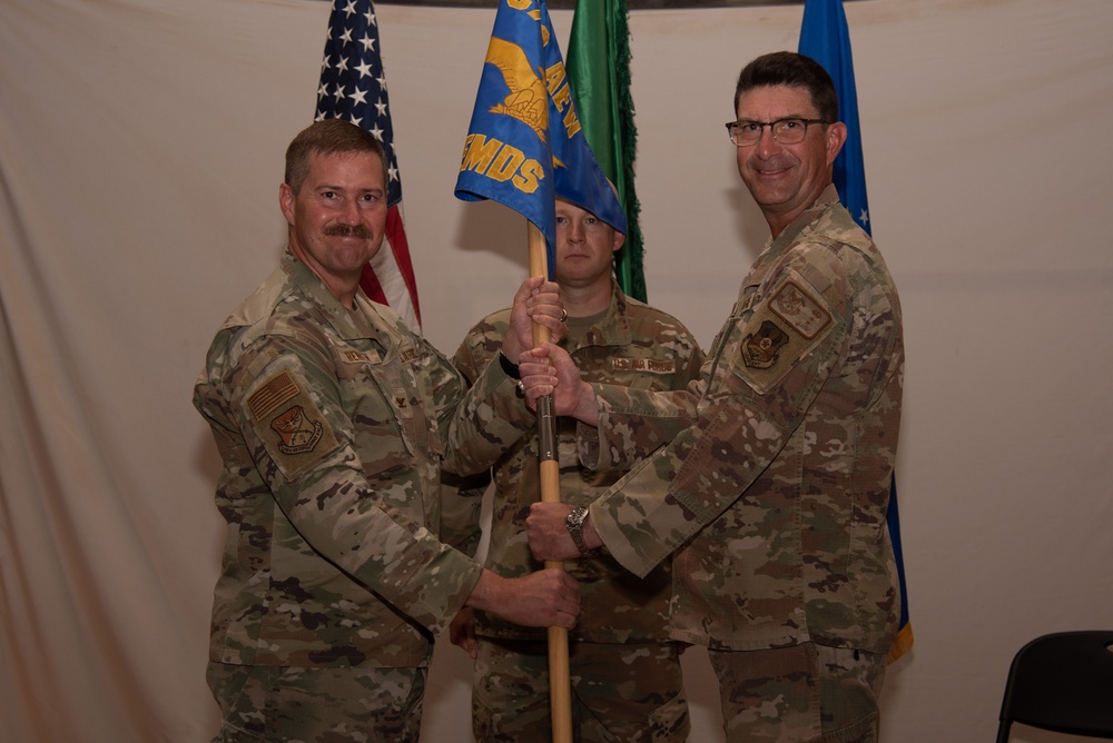 378th EMDS holds change of command ceremony