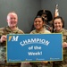 Champ of the week-Master Sgt. Cynthia Carpio