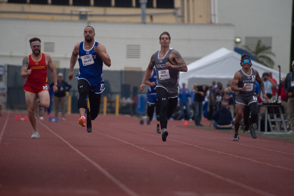 USSOCOM competes in track during the 2023 Warrior Games Challenge