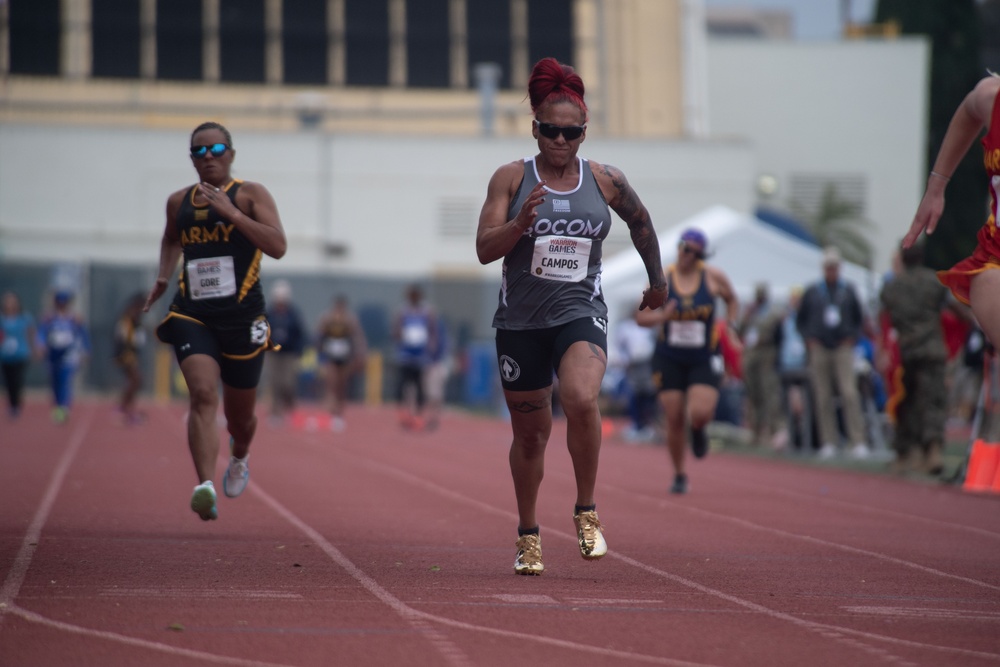 USSOCOM competes in track during the 2023 Warrior Games Challenge