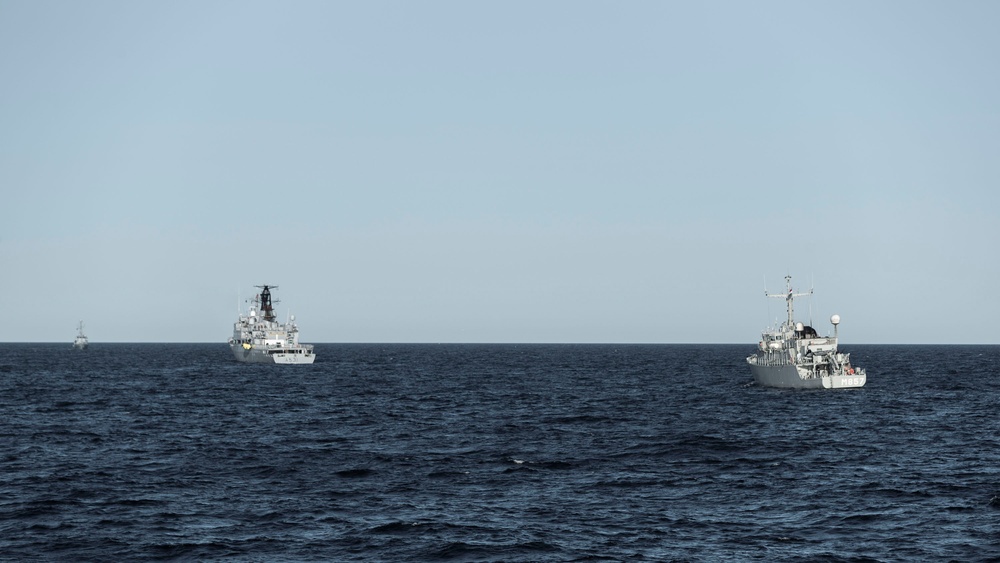 HNLMS Ships conduct Gunnery and Maneuvers during BALTOPS23