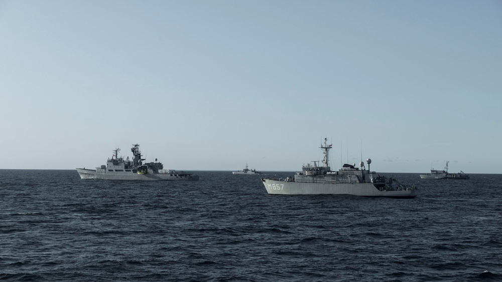 HNLMS Ships conduct Gunnery and Maneuvers during BALTOPS23