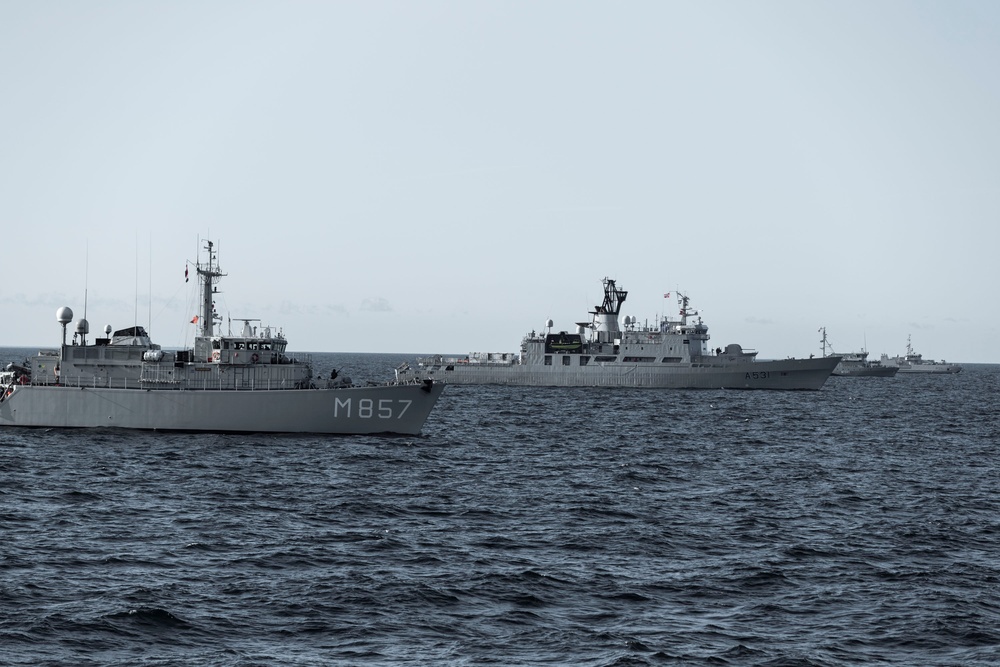 HNLMS Ships conduct Gunnery and Maneuvers during BALTOPS23