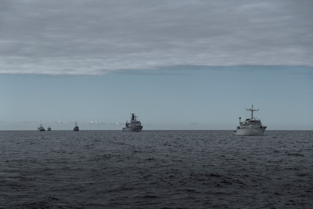 HNLMS Ships conduct Gunnery and Maneuvers during BALTOPS23