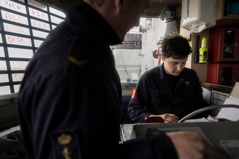 HNLMS Ships conduct Gunnery and Maneuvers during BALTOPS23