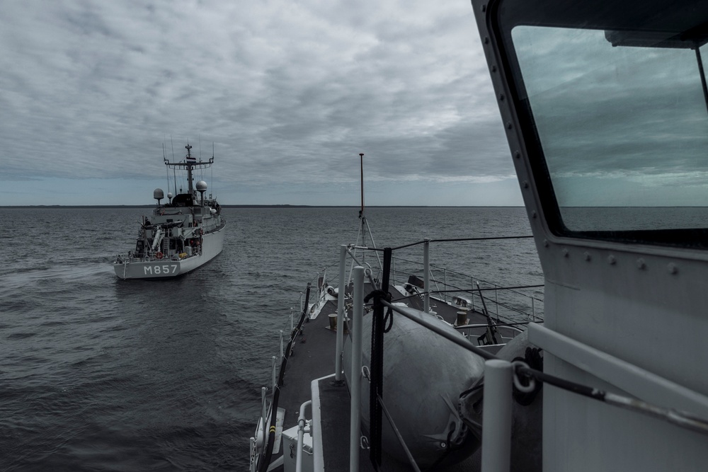 HNLMS Ships conduct Gunnery and Maneuvers during BALTOPS23