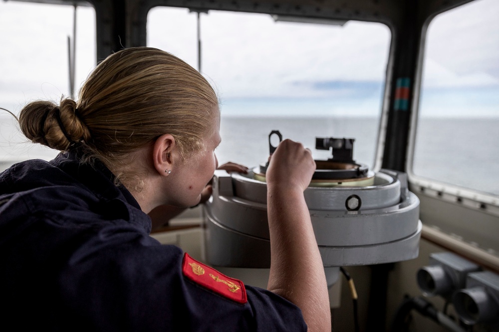 HNLMS Ships conduct Gunnery and Maneuvers during BALTOPS23