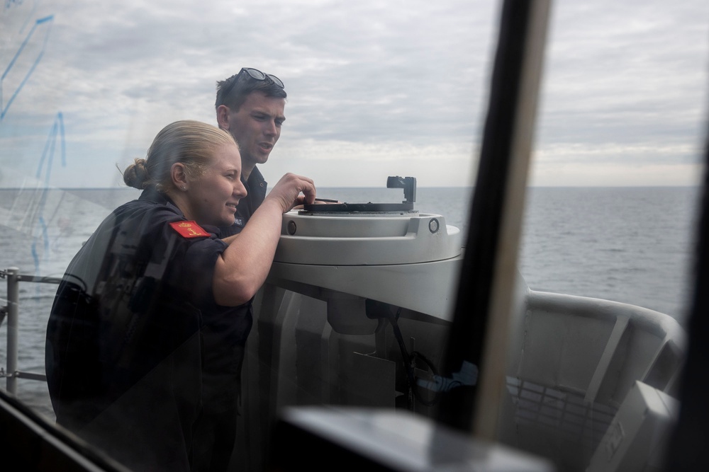 HNLMS Ships conduct Gunnery and Maneuvers during BALTOPS23