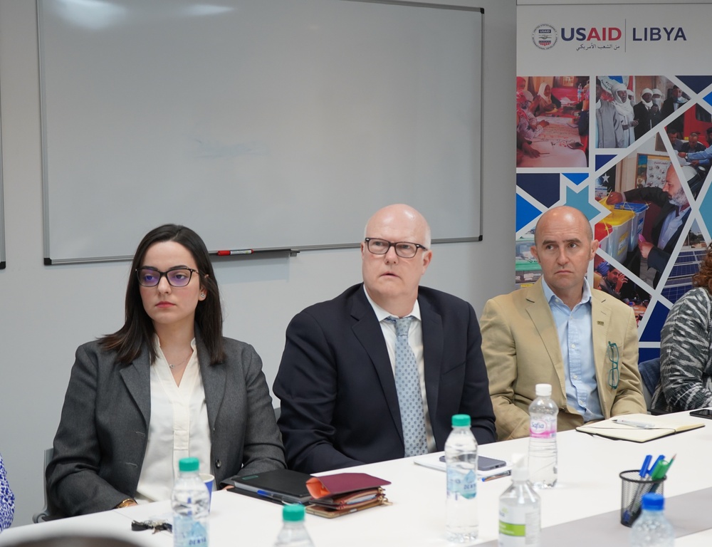 Counselor USAID White, Acting AA Andrew Plitt, and Chief Digital Democracy and Rights officer Vera Zakem discussed USAID’s investments in southern Libya.