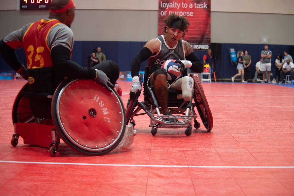 USSOCOM takes the Bronze Medal in Wheelchair Rugby during the 2023 Warrior Games Challenge