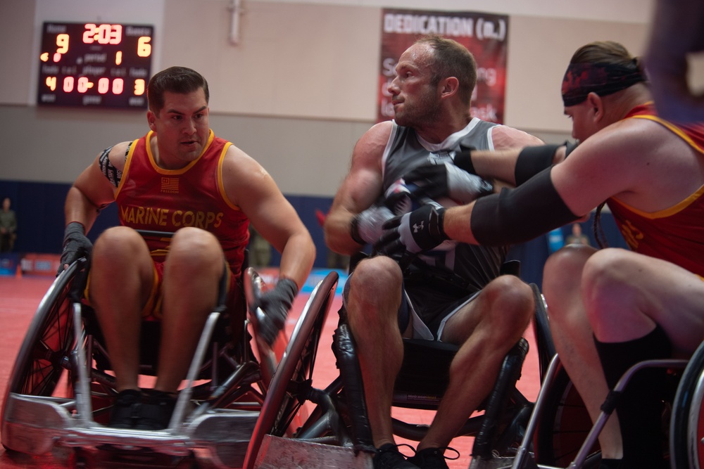 USSOCOM takes the Bronze Medal in Wheelchair Rugby during the 2023 Warrior Games Challenge