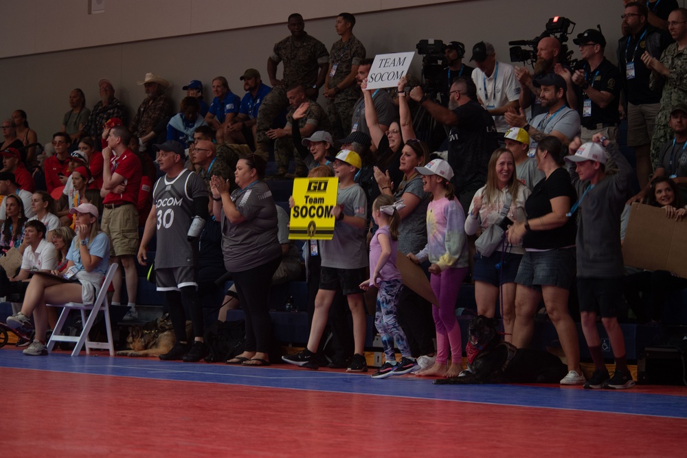 USSOCOM takes the Bronze Medal in Wheelchair Rugby during the 2023 Warrior Games Challenge