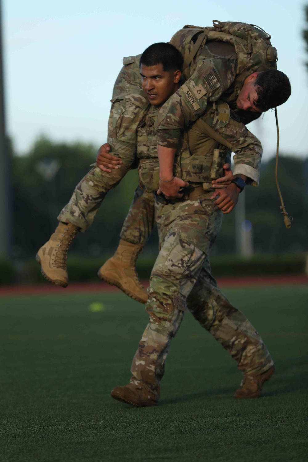 2/503rd Parachute Regiment performs team building physical training