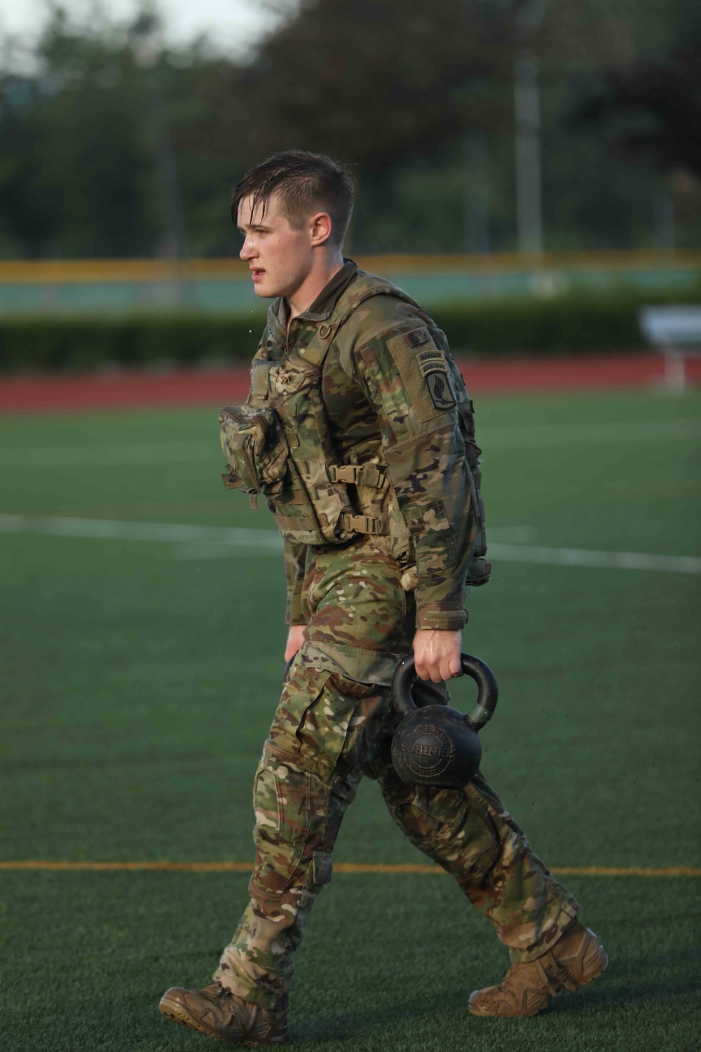 2/503rd Parachute Regiment performs team building physical training