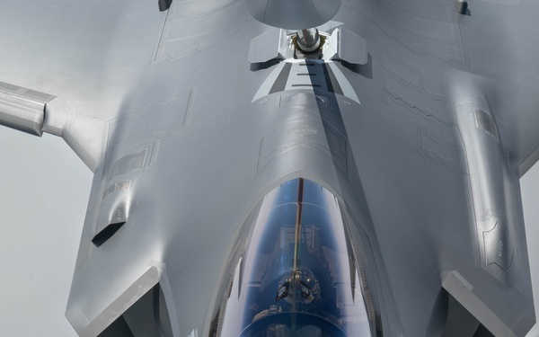 Journey through the Arctic skies; F-35 and KC-135 unite for refueling