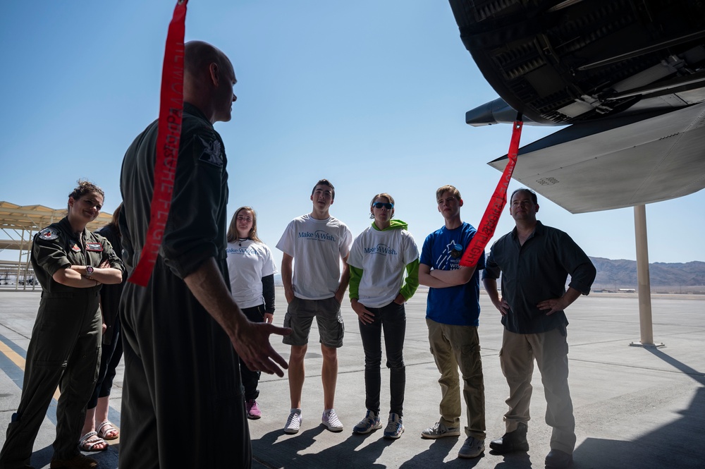 Nellis makes wish come true