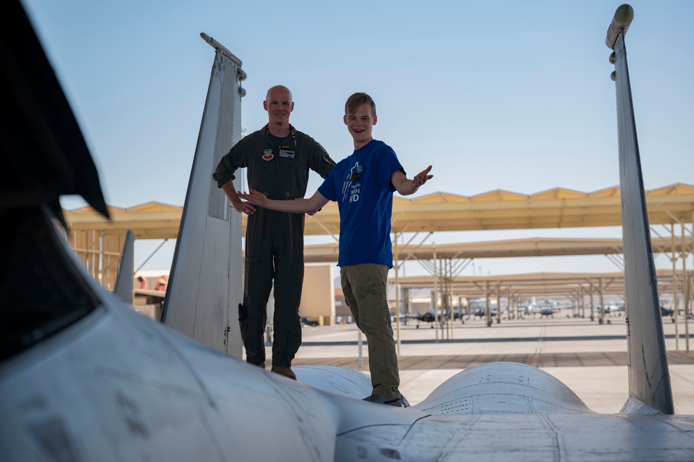 Nellis makes wish come true