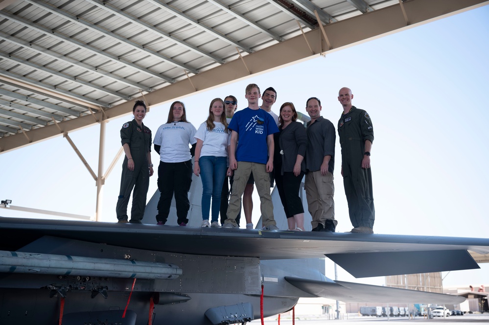 Nellis makes wish come true