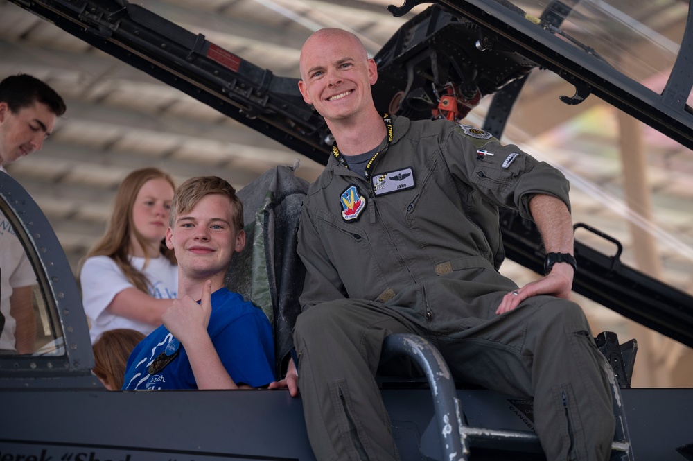 Nellis makes wish come true