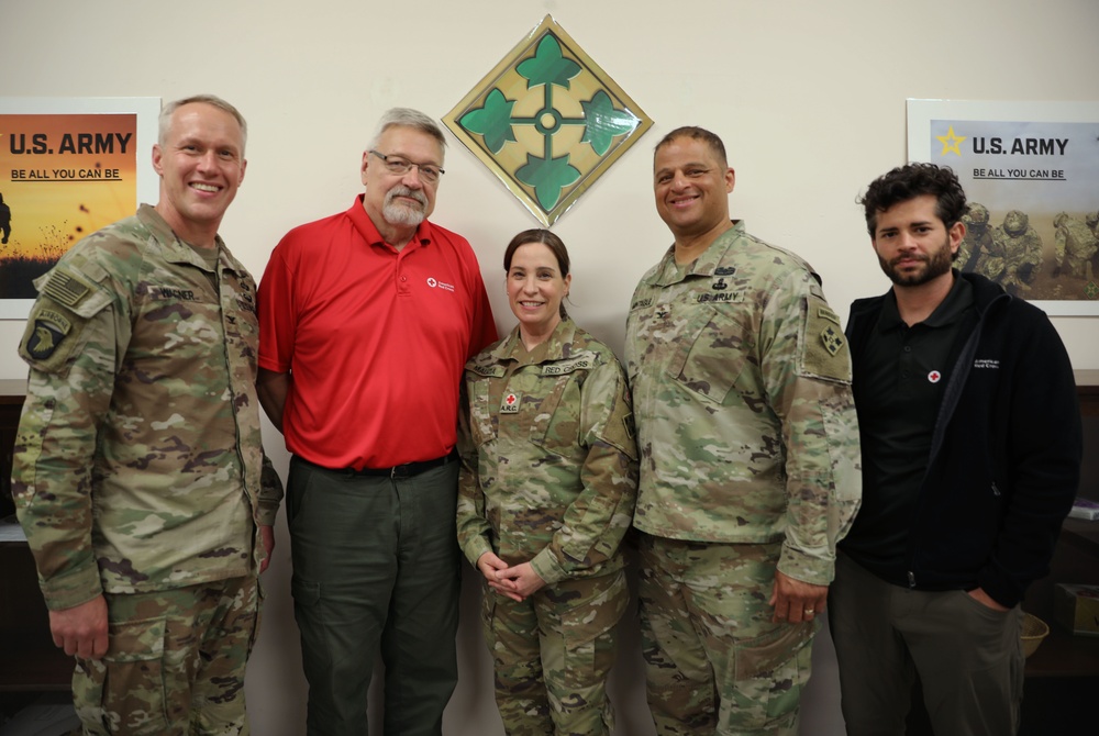 American Red Cross leaders meet with 4th Infantry Division in Boleslawiec