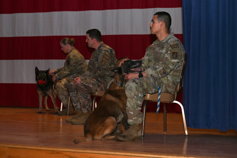 354th SFS MWDs retire