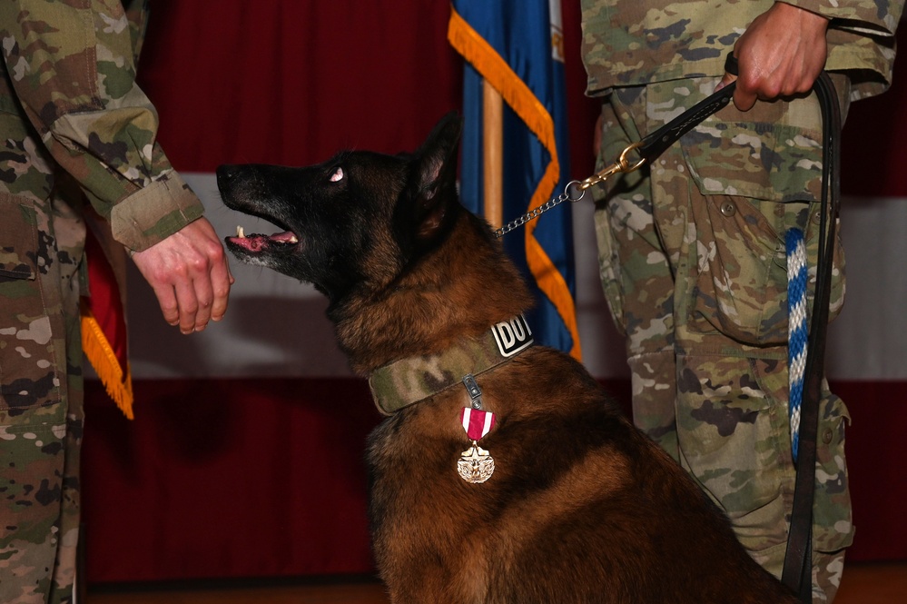 354th SFS MWDs retire